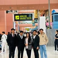 Arrival in Japan